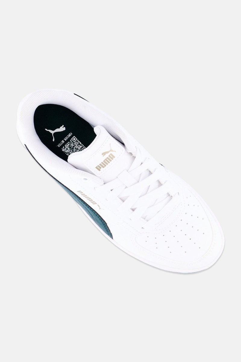 PUMA Kids Boy Caven 2,0 Lace Up Outdoor Shoes, White - Image 2